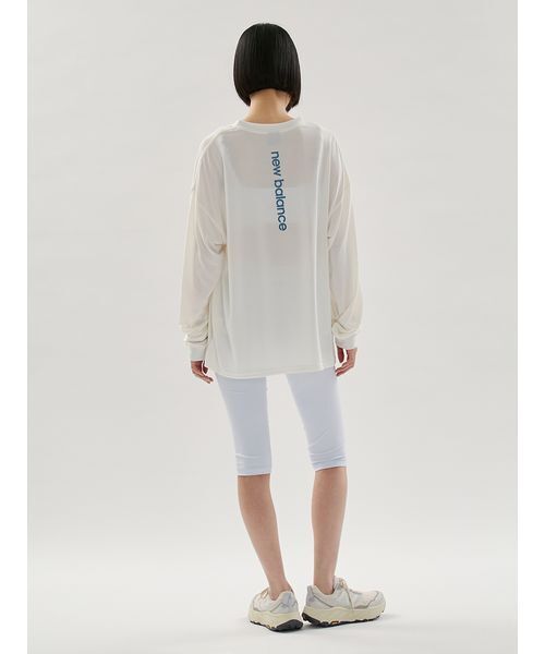 emmi（エミ）の「【New Balance for emmi】グラフィックロングＴシャツ（Tシャツ/カットソー・レディース・ホワイト・M）」の7枚目の写真