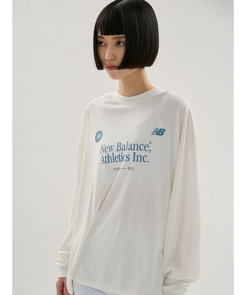 emmi（エミ）の「【New Balance for emmi】グラフィックロングＴシャツ（Tシャツ/カットソー・レディース・ホワイト・M）」の9枚目の写真