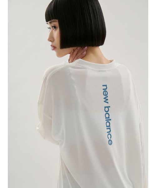 emmi（エミ）の「【New Balance for emmi】グラフィックロングＴシャツ（Tシャツ/カットソー・レディース・ホワイト・M）」の12枚目の写真