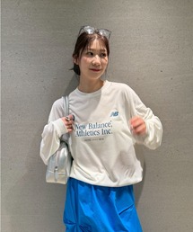 emmi（エミ）の「【New Balance for emmi】グラフィックロングＴシャツ（Tシャツ/カットソー）」