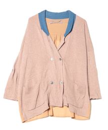 loaf（ローフ）の「7分袖ニットカーディガン（カーディガン/ボレロ）」