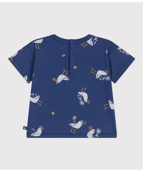 PETIT BATEAU(プチバトー)の「プリント半袖Tシャツ(Tシャツ/カットソー・キッズ・ブルー系その他/ライトブルー・18MONTH/36MONTH/24MONTH/12MONTH)」の3枚目の写真