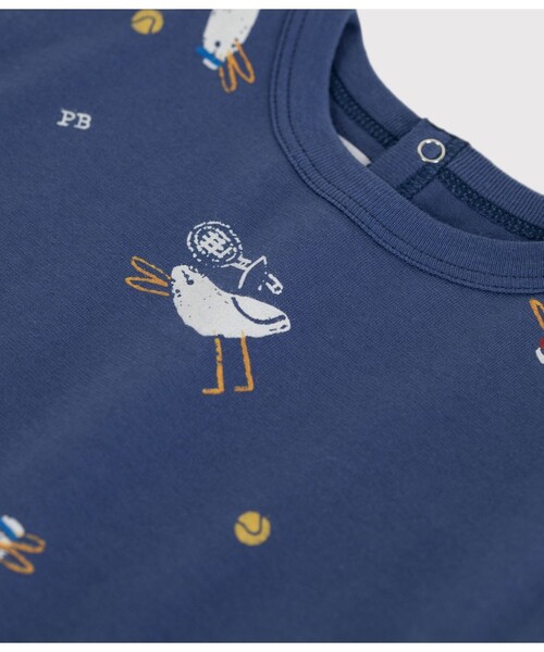 PETIT BATEAU(プチバトー)の「プリント半袖Tシャツ(Tシャツ/カットソー・キッズ・ブルー系その他/ライトブルー・18MONTH/36MONTH/24MONTH/12MONTH)」の4枚目の写真