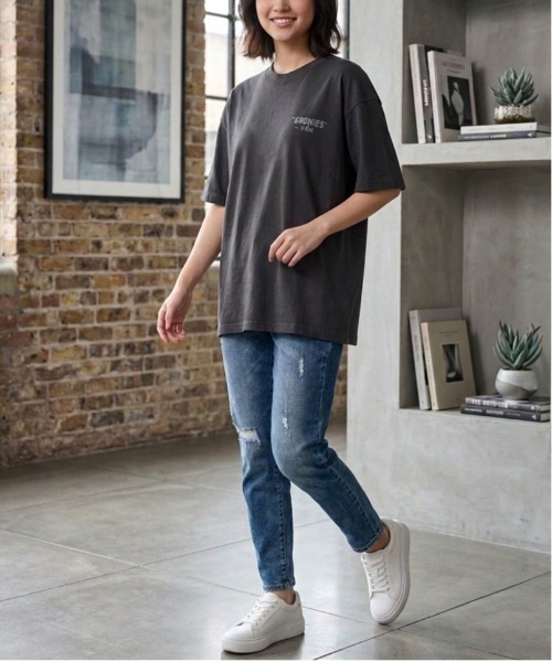 ALWAYS GOOD TIME（オルウェイズグッドタイム）の「【GOONIES/グーニーズ】ＵＳＤヴィンテージ加工プリント半袖Ｔシャツ/Movie Tee（Tシャツ/カットソー・メンズ・ブラック系その他/スミクロ/アイボリー/ホワイト系その他・L/M/LL）」の13枚目の写真