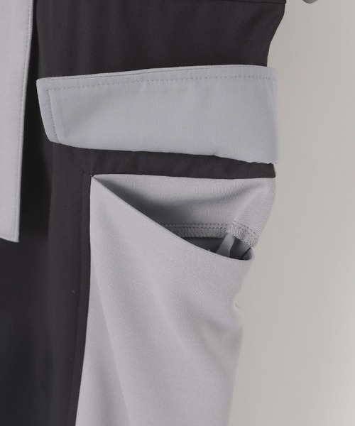 LEPSIM（レプシィム）の「異素材ジャンパースカート　653957（ジャンパースカート・レディース・グレー/カーキ/ブラック・FREE）」の12枚目の写真