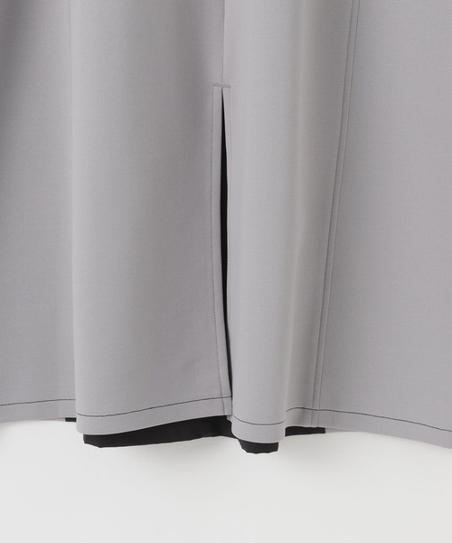 LEPSIM（レプシィム）の「異素材ジャンパースカート　653957（ジャンパースカート・レディース・グレー/カーキ/ブラック・FREE）」の14枚目の写真