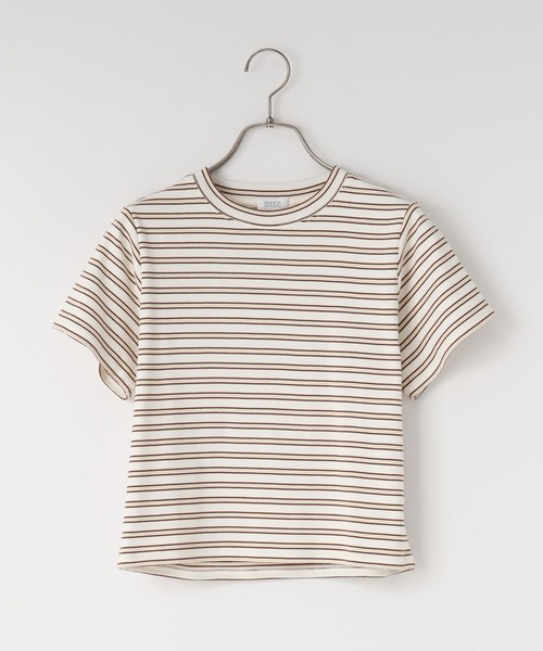 LOWRYS FARM(ローリーズファーム)の「フライスチビTEE 637055(Tシャツ/カットソー・レディース・ホワイト/ホワイト系その他/ブラック/グレー系その他/ブラウン系その他・FREE)」の19枚目の写真