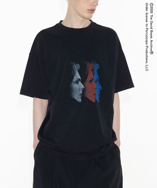 MONKEY TIME（モンキータイム）の「＜DAVID BOWIE × monkey time＞プリント Tシャツ（Tシャツ/カットソー・メンズ・ホワイト/ブラック/ライム・L/M/S/XL）」の2枚目の写真