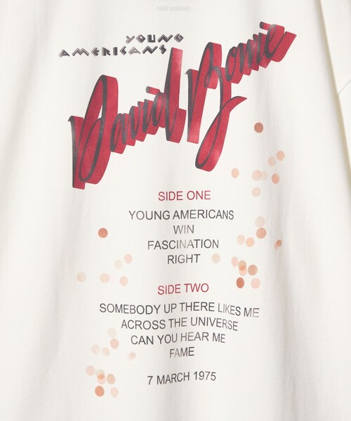 MONKEY TIME（モンキータイム）の「＜DAVID BOWIE × monkey time＞プリント Tシャツ（Tシャツ/カットソー・メンズ・ホワイト/ブラック/ライム・L/M/S/XL）」の10枚目の写真