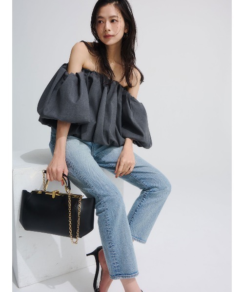 anuans（アニュアンス）の「【0サイズあり】Slim straight denim（デニムパンツ・レディース・ブラック/ライトブルー/ベージュ/インディゴブルー・X-SMALL/SMALL/MEDIUM）」の18枚目の写真