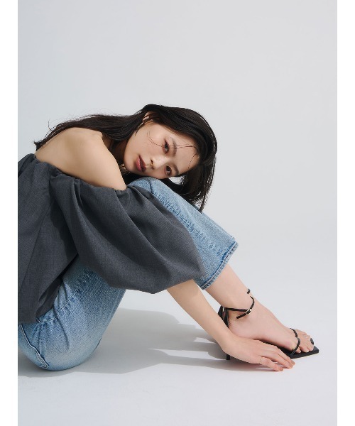 anuans（アニュアンス）の「【0サイズあり】Slim straight denim（デニムパンツ・レディース・ブラック/ライトブルー/ベージュ/インディゴブルー・X-SMALL/SMALL/MEDIUM）」の22枚目の写真