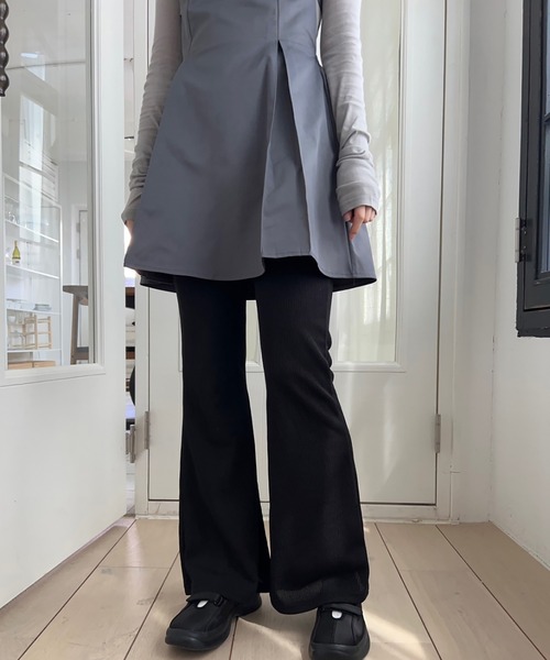 LAFFMO(ラフモ)の「バッククロスミニキャミワンピース(ワンピース・レディース・ブラック/グレー・F)」の20枚目の写真