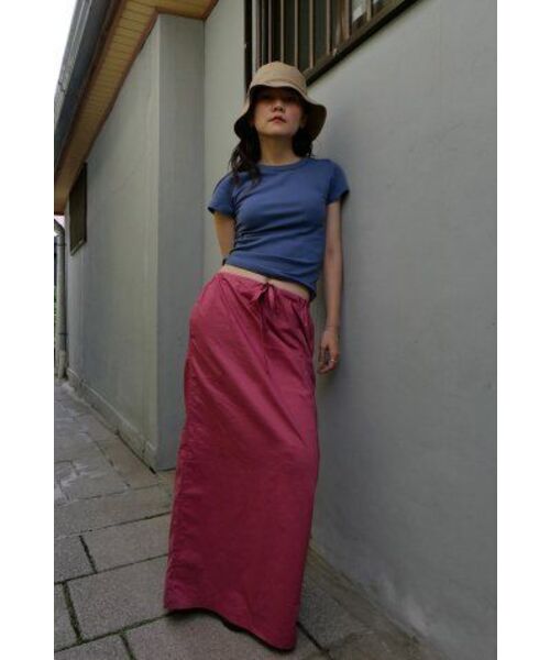PARTIMENTO WOMEN（パルティメントウィメン）の「PWC ベイビーTシャツ_10カラー（Tシャツ/カットソー・レディース・レッド/ピンク/グリーン系その他/イエロー系その他・LARGE/SMALL）」の7枚目の写真