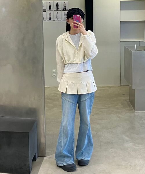 DIAGONAL(ダイアゴナル)の「DIAGONAL BOOTS CUT DENIM PANTS (light blue)(デニムパンツ・レディース・その他・SMALL/MEDIUM)」の14枚目の写真