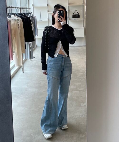 DIAGONAL(ダイアゴナル)の「DIAGONAL BOOTS CUT DENIM PANTS (light blue)(デニムパンツ・レディース・その他・SMALL/MEDIUM)」の15枚目の写真
