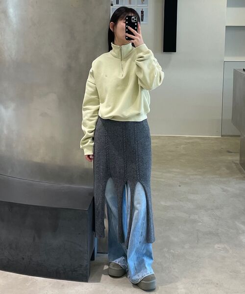 DIAGONAL(ダイアゴナル)の「DIAGONAL BOOTS CUT DENIM PANTS (light blue)(デニムパンツ・レディース・その他・SMALL/MEDIUM)」の17枚目の写真