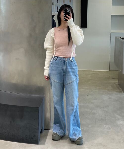 DIAGONAL(ダイアゴナル)の「DIAGONAL BOOTS CUT DENIM PANTS (light blue)(デニムパンツ・レディース・その他・SMALL/MEDIUM)」の18枚目の写真