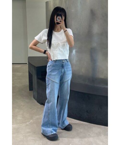 DIAGONAL(ダイアゴナル)の「DIAGONAL BOOTS CUT DENIM PANTS (light blue)(デニムパンツ・レディース・その他・SMALL/MEDIUM)」の19枚目の写真