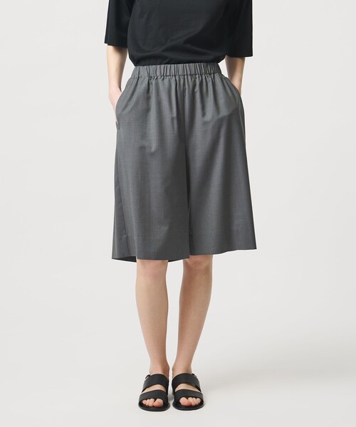 LOEFF（ロエフ）の「＜LOEFF＞トロピカルウール  キュロット（その他パンツ・レディース・オリーブ/ブラック/コバルトブルー・1/0）」の4枚目の写真