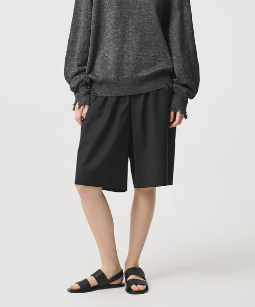 LOEFF（ロエフ）の「＜LOEFF＞トロピカルウール  キュロット（その他パンツ・レディース・オリーブ/ブラック/コバルトブルー・1/0）」の7枚目の写真