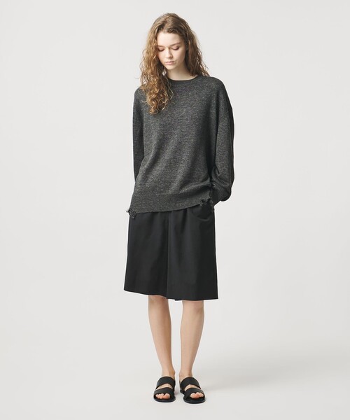 LOEFF（ロエフ）の「＜LOEFF＞トロピカルウール  キュロット（その他パンツ・レディース・オリーブ/ブラック/コバルトブルー・1/0）」の9枚目の写真