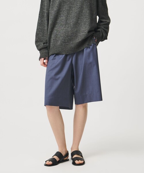 LOEFF（ロエフ）の「＜LOEFF＞トロピカルウール  キュロット（その他パンツ・レディース・オリーブ/ブラック/コバルトブルー・1/0）」の10枚目の写真