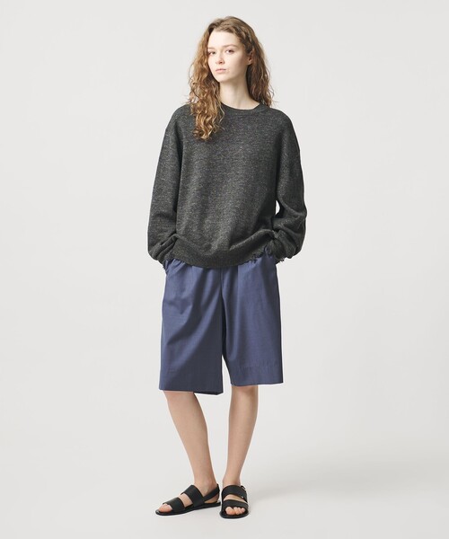 LOEFF（ロエフ）の「＜LOEFF＞トロピカルウール  キュロット（その他パンツ・レディース・オリーブ/ブラック/コバルトブルー・1/0）」の12枚目の写真