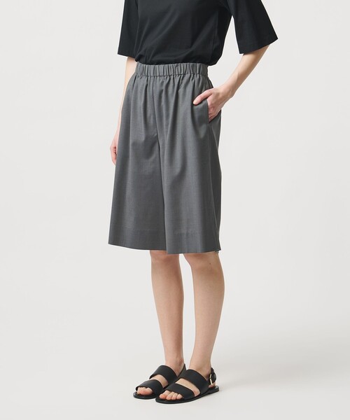 LOEFF（ロエフ）の「＜LOEFF＞トロピカルウール  キュロット（その他パンツ・レディース・オリーブ/ブラック/コバルトブルー・1/0）」の14枚目の写真