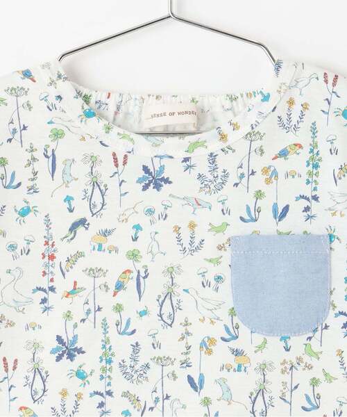 sense of wonder（センスオブワンダー）の「THEO 半袖Tシャツ（Tシャツ/カットソー・キッズ・ブルー・120cm/110cm/100cm/90cm/80ｃｍ）」の3枚目の写真