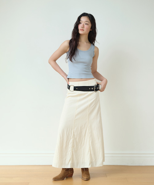 HOMEBODY THINGS（ホームバディ ティングズ）の「Classic Panel Midi Skirt (IVORY)（スカート・レディース・その他・1/2）」の4枚目の写真