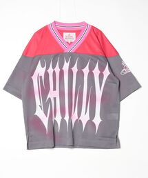 Vivienne Westwood MAN | SPRAY FOOT BALL JERSEY MESH T-SHIRT.(Tシャツ/カットソー)