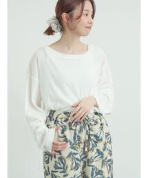 ガーゼ天竺ゆるカットソー