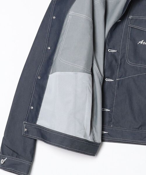 ACANTHUS(アカンサス)の「ACANTHUS:Trucker Jacket(デニムジャケット・メンズ・インディゴブルー・M)」の4枚目の写真