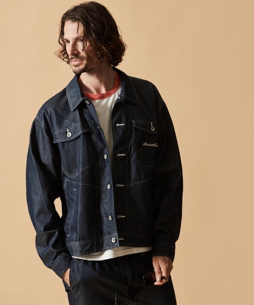 ACANTHUS(アカンサス)の「ACANTHUS:Trucker Jacket(デニムジャケット・メンズ・インディゴブルー・M)」の6枚目の写真