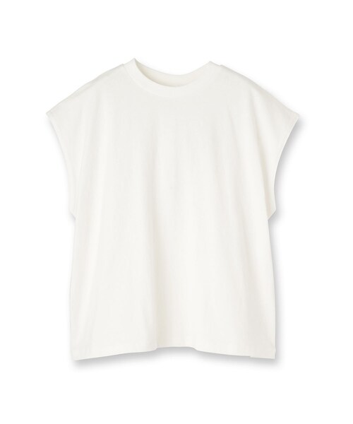 STAR&STRIPE(スターアンドストライプ)の「STAR&STRIPE(スターアンドストライプ)フレンチスリーブトップス(Tシャツ/カットソー・レディース・ネイビー/ホワイト・00)」の2枚目の写真