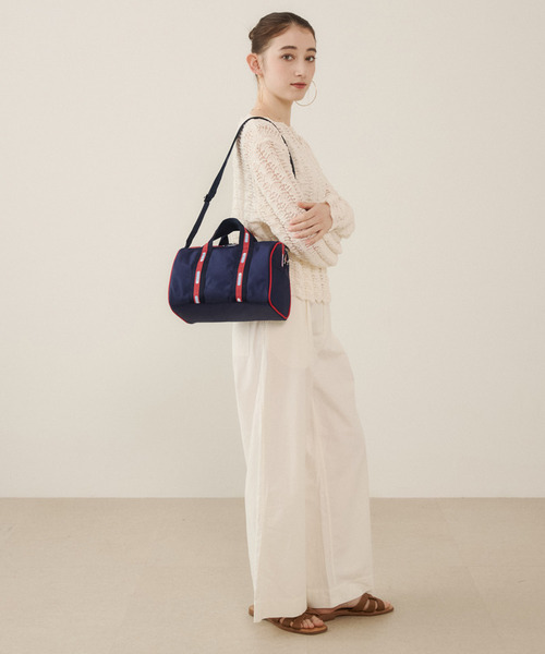 LeSportsac(レスポートサック)の「MED WEB BOSTON オーシャンフレアWEB(ショルダーバッグ・レディース・ブルー・FREE)」の3枚目の写真