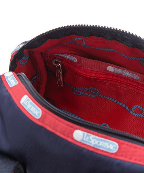 LeSportsac(レスポートサック)の「MED WEB BOSTON オーシャンフレアWEB(ショルダーバッグ・レディース・ブルー・FREE)」の8枚目の写真