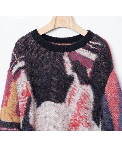 bedsidedrama（ベットサイドドラマ）の「BEDSIDEDRAMA/ベッドサイドドラマ/Dim Dream Knit Sweater（ニット/セーター・レディース・ブラック/ホワイト・1）」の9枚目の写真