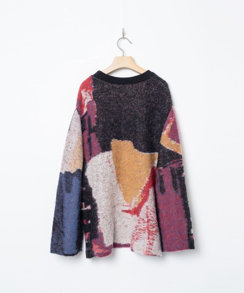 bedsidedrama（ベットサイドドラマ）の「BEDSIDEDRAMA/ベッドサイドドラマ/Dim Dream Knit Sweater（ニット/セーター・レディース・ブラック/ホワイト・1）」の11枚目の写真