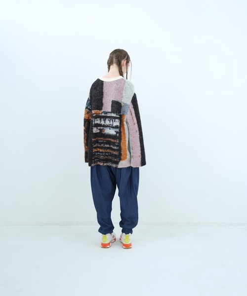 bedsidedrama（ベットサイドドラマ）の「BEDSIDEDRAMA/ベッドサイドドラマ/Dim Dream Knit Sweater（ニット/セーター・レディース・ブラック/ホワイト・1）」の15枚目の写真
