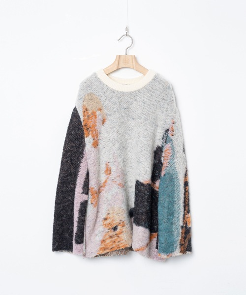bedsidedrama（ベットサイドドラマ）の「BEDSIDEDRAMA/ベッドサイドドラマ/Dim Dream Knit Sweater（ニット/セーター・レディース・ブラック/ホワイト・1）」の19枚目の写真