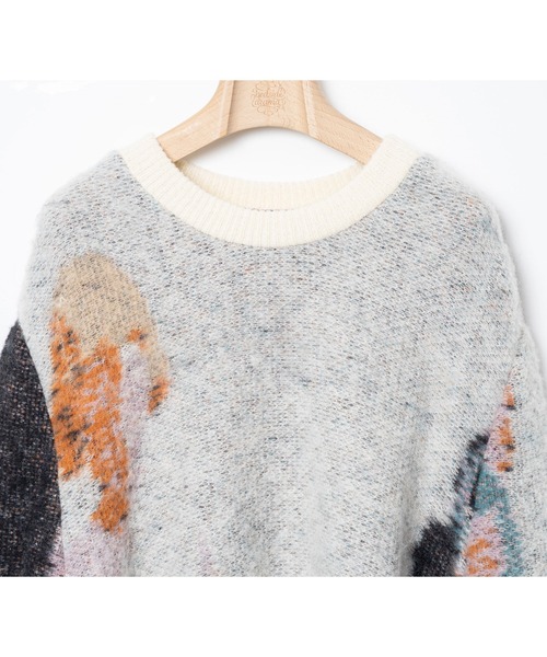 bedsidedrama（ベットサイドドラマ）の「BEDSIDEDRAMA/ベッドサイドドラマ/Dim Dream Knit Sweater（ニット/セーター・レディース・ブラック/ホワイト・1）」の20枚目の写真