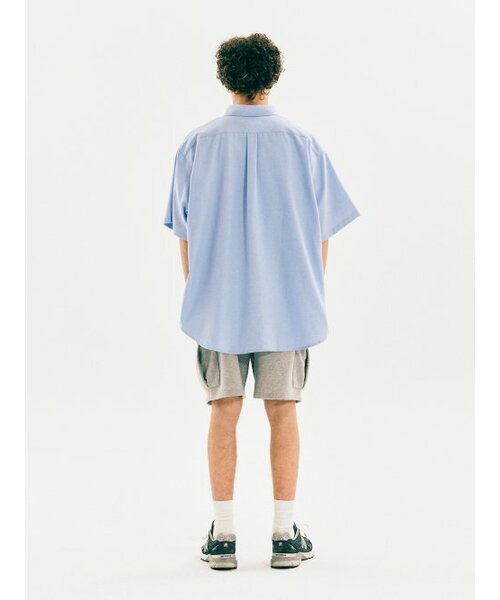 YALE（イェール）の「[ONEMILE WEAR] BIG OXFORD SMALL ARCH SS SHIRT PURPLE（シャツ/ブラウス・レディース・その他・LARGE/MEDIUM/X-LARGE）」の7枚目の写真