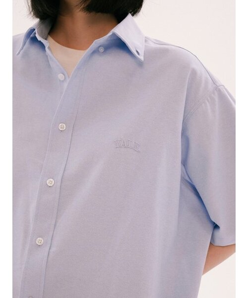 YALE（イェール）の「[ONEMILE WEAR] BIG OXFORD SMALL ARCH SS SHIRT PURPLE（シャツ/ブラウス・レディース・その他・LARGE/MEDIUM/X-LARGE）」の15枚目の写真