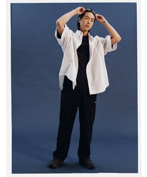 YALE（イェール）の「[ONEMILE WEAR] BIG OXFORD SMALL ARCH SS SHIRT PURPLE（シャツ/ブラウス・レディース・その他・LARGE/MEDIUM/X-LARGE）」の16枚目の写真