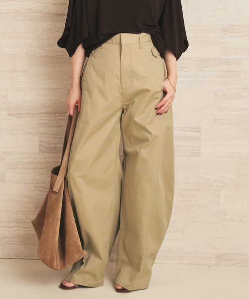 plage（プラージュ）の「NEPLA. / ネプラ SIDE W BELT CURVED チノパンツ（チノパンツ・レディース・ベージュ・36/38）」の15枚目の写真