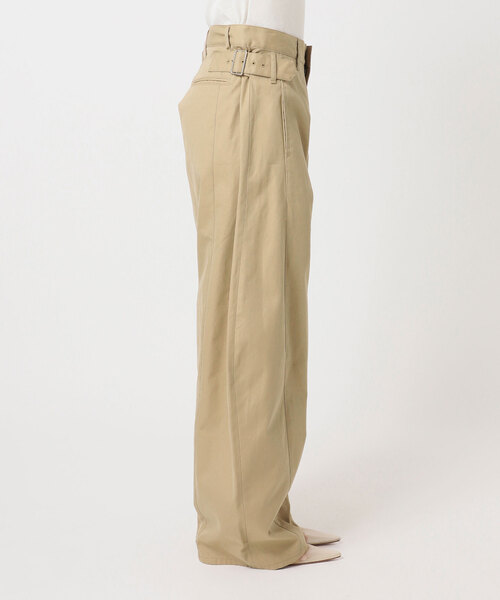 plage（プラージュ）の「NEPLA. / ネプラ SIDE W BELT CURVED チノパンツ（チノパンツ・レディース・ベージュ・36/38）」の12枚目の写真