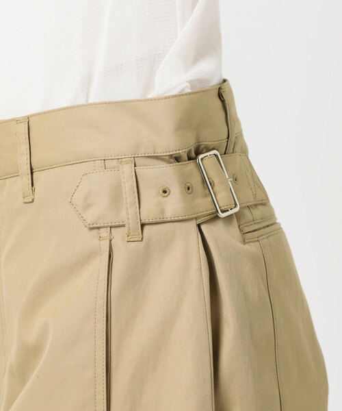 plage（プラージュ）の「NEPLA. / ネプラ SIDE W BELT CURVED チノパンツ（チノパンツ・レディース・ベージュ・36/38）」の3枚目の写真