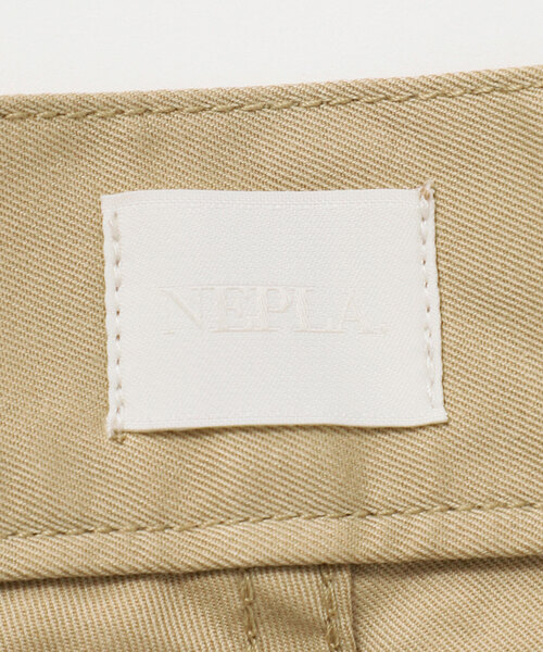plage（プラージュ）の「NEPLA. / ネプラ SIDE W BELT CURVED チノパンツ（チノパンツ・レディース・ベージュ・36/38）」の8枚目の写真