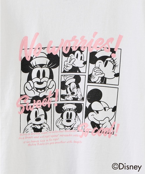 Goodwear(Since1983)（グッドウェア）の「【 GOODWEAR / グッドウェア 】DisneyコミックTシャツ（Tシャツ/カットソー・レディース・ピンク/グリーン・S/XL/L/M）」の4枚目の写真